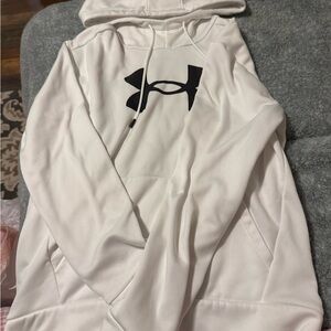 Under Armour Cozy White Fleece Hoodie